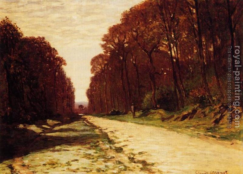 Claude Oscar Monet : Road in a Forest